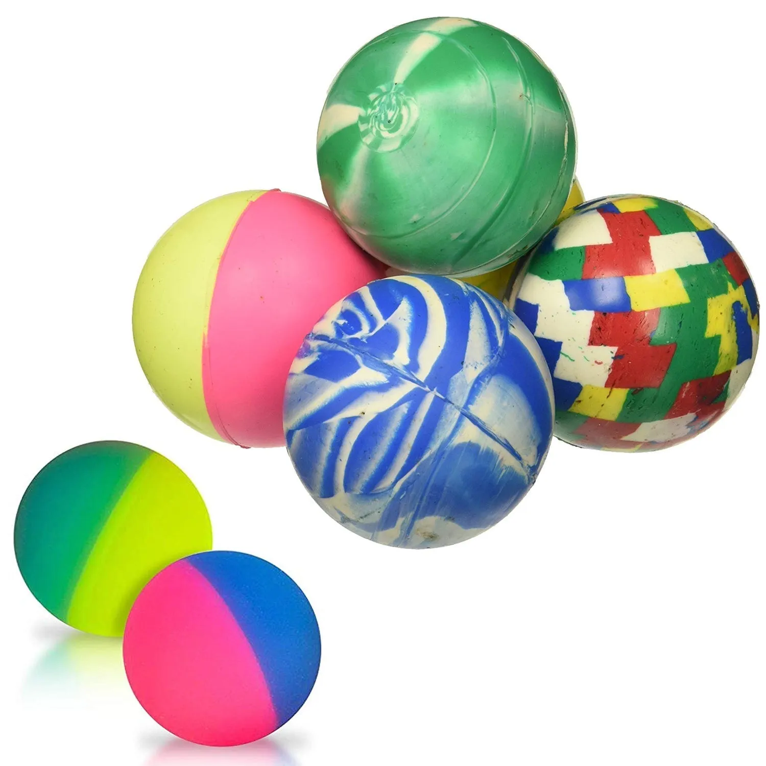 1956 Crazy Bouncy Jumping Balls Set of 14Pcs