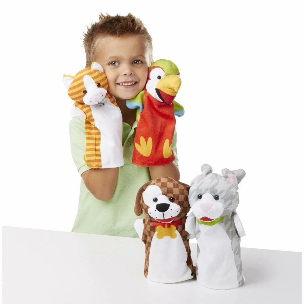 4 Piece Playful Pets Puppets