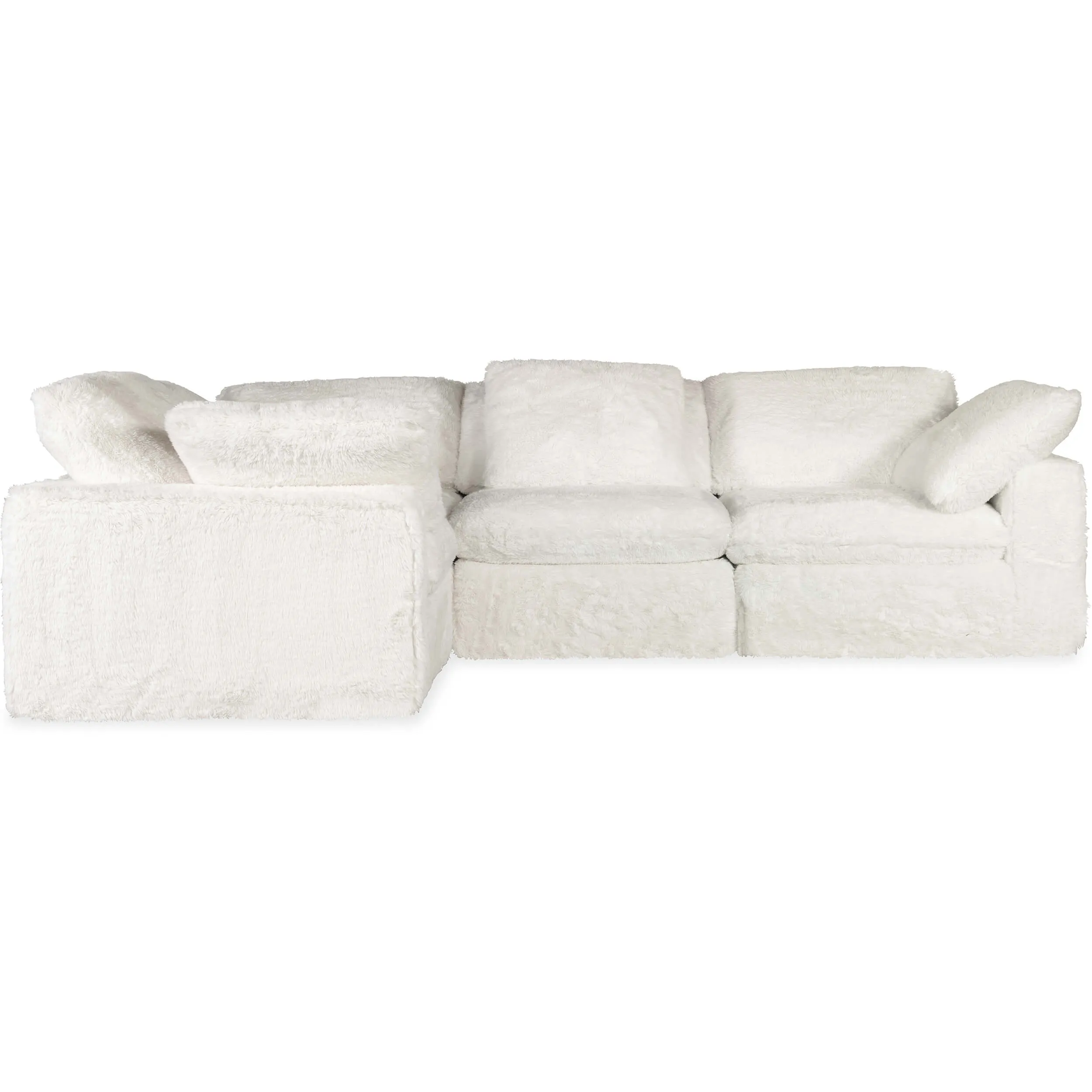 Barefoot 4 Piece Sectional, Yakety Yak