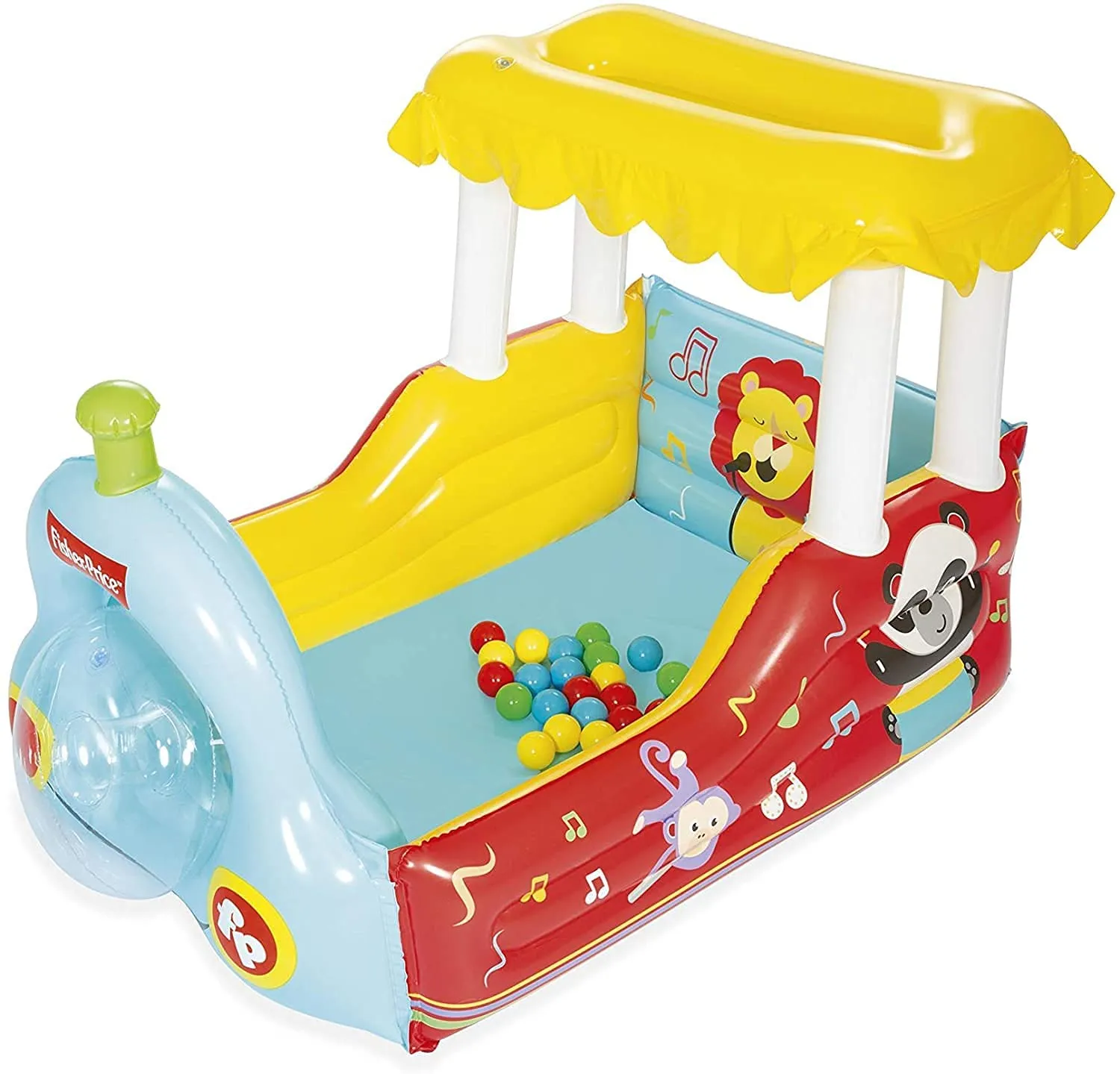 Bestway Fisher-Price - Train Ball Pit (52" x 37" x 35"/1.32m x 94cm x 89cm)