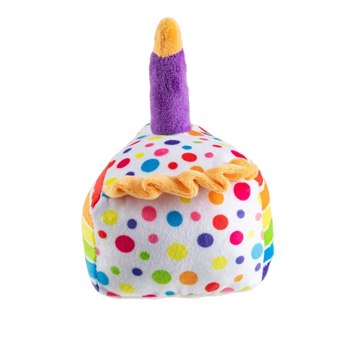 Birthday Cake Slice Dog Toy