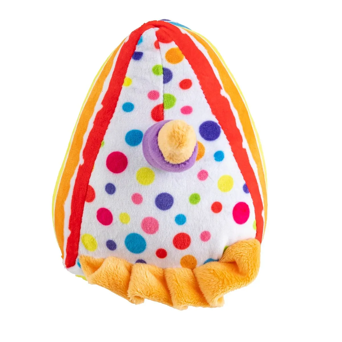 Birthday Cake Slice Dog Toy