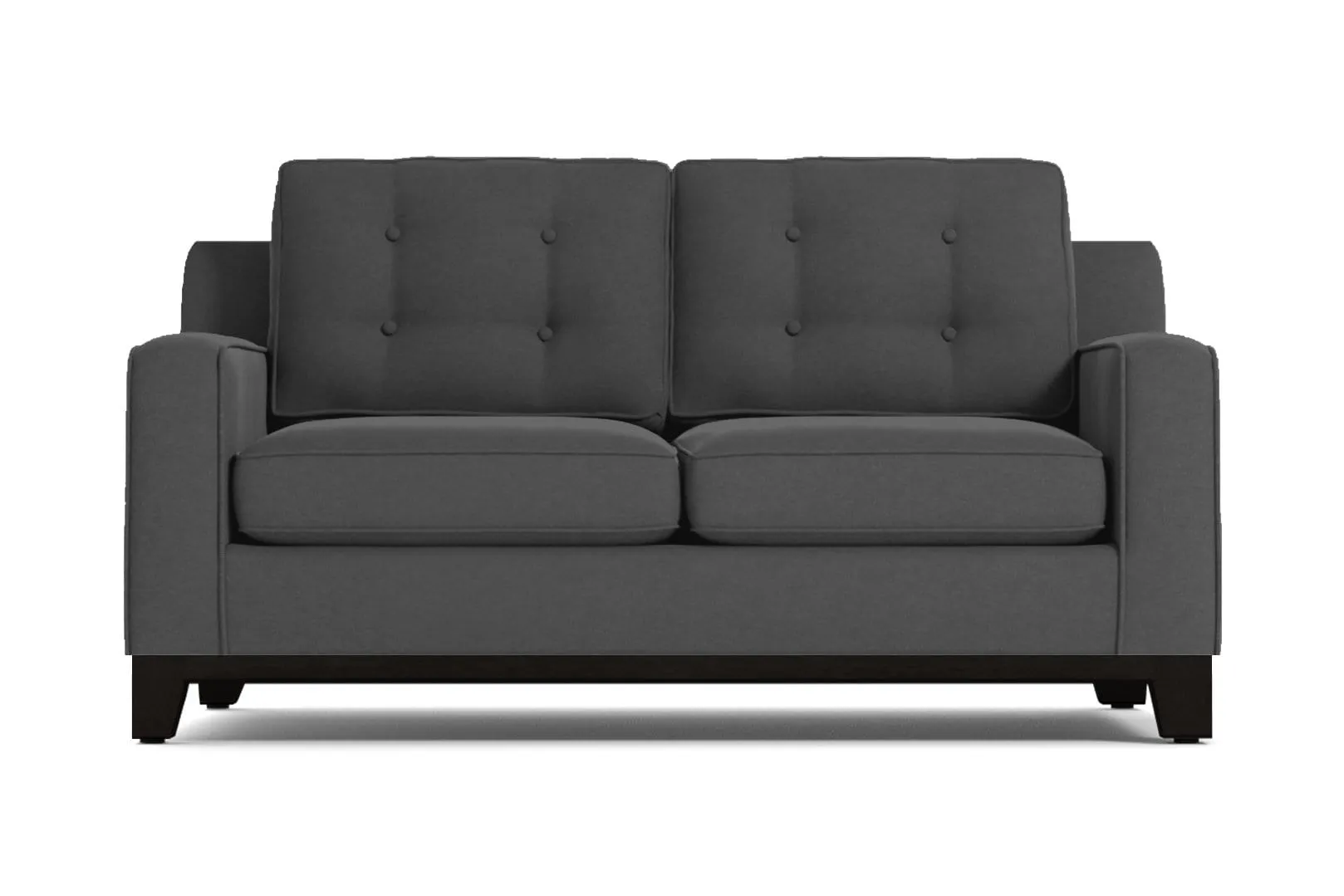 Brentwood Loveseat :: Leg Finish: Espresso / Size: Loveseat Size - 62"w