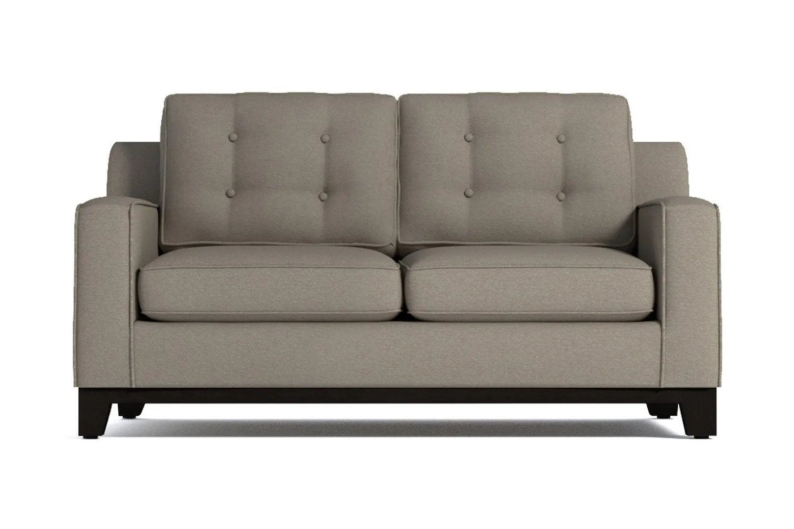 Brentwood Loveseat :: Leg Finish: Espresso / Size: Loveseat Size - 62"w