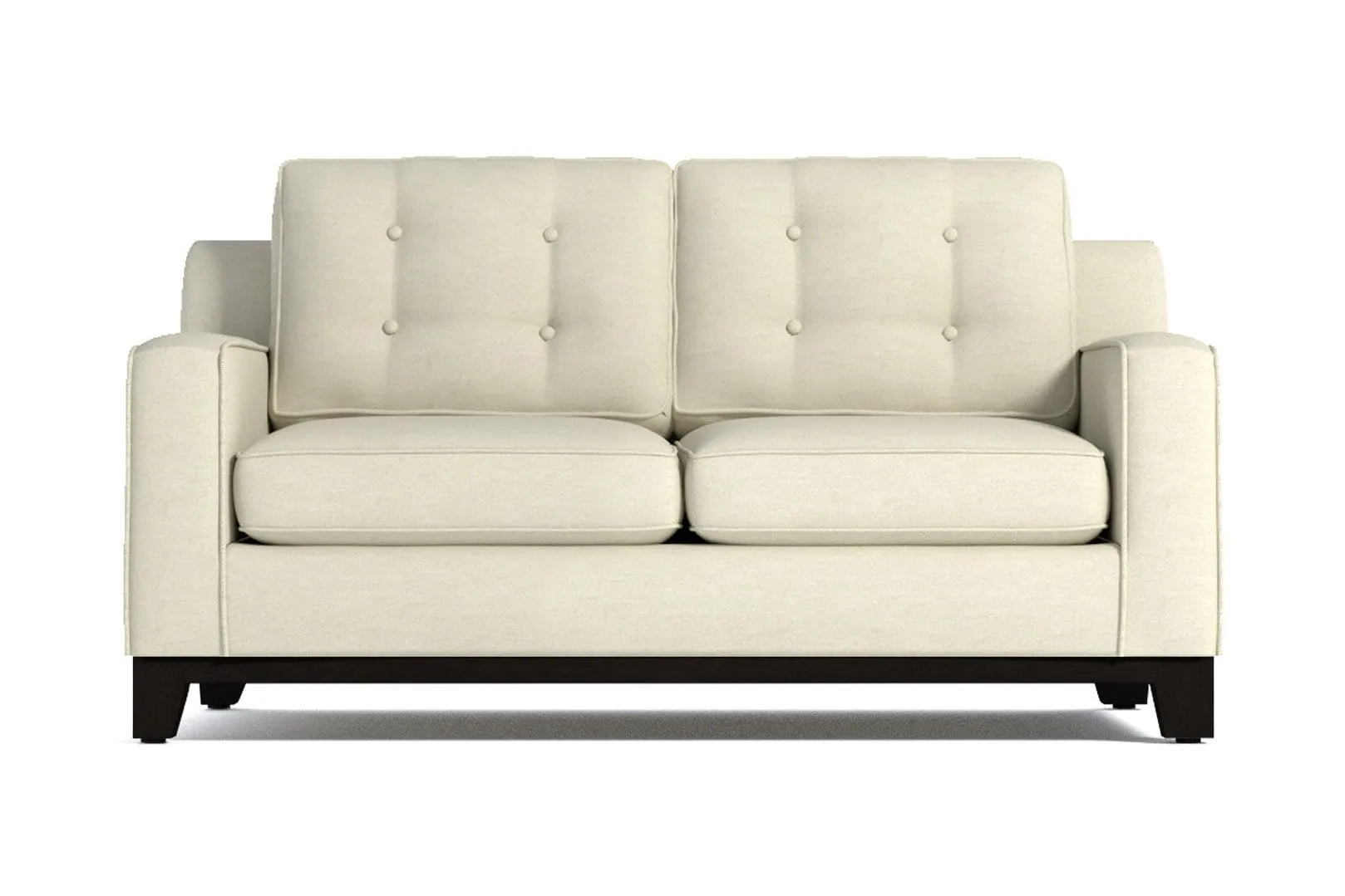 Brentwood Loveseat :: Leg Finish: Espresso / Size: Loveseat Size - 62"w