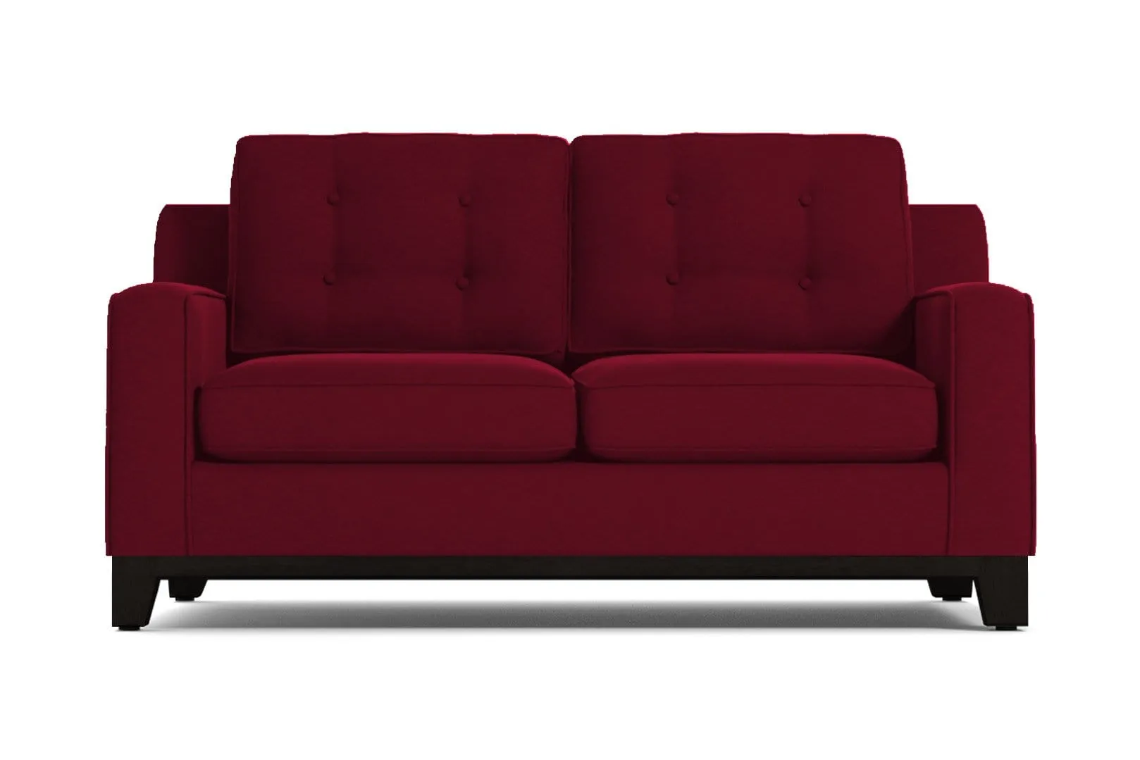 Brentwood Loveseat :: Leg Finish: Espresso / Size: Loveseat Size - 62"w