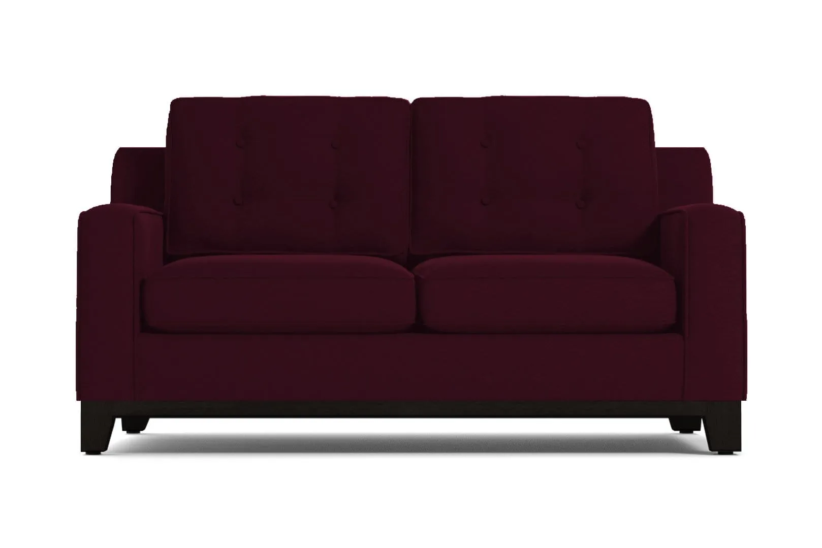 Brentwood Loveseat :: Leg Finish: Espresso / Size: Loveseat Size - 62"w