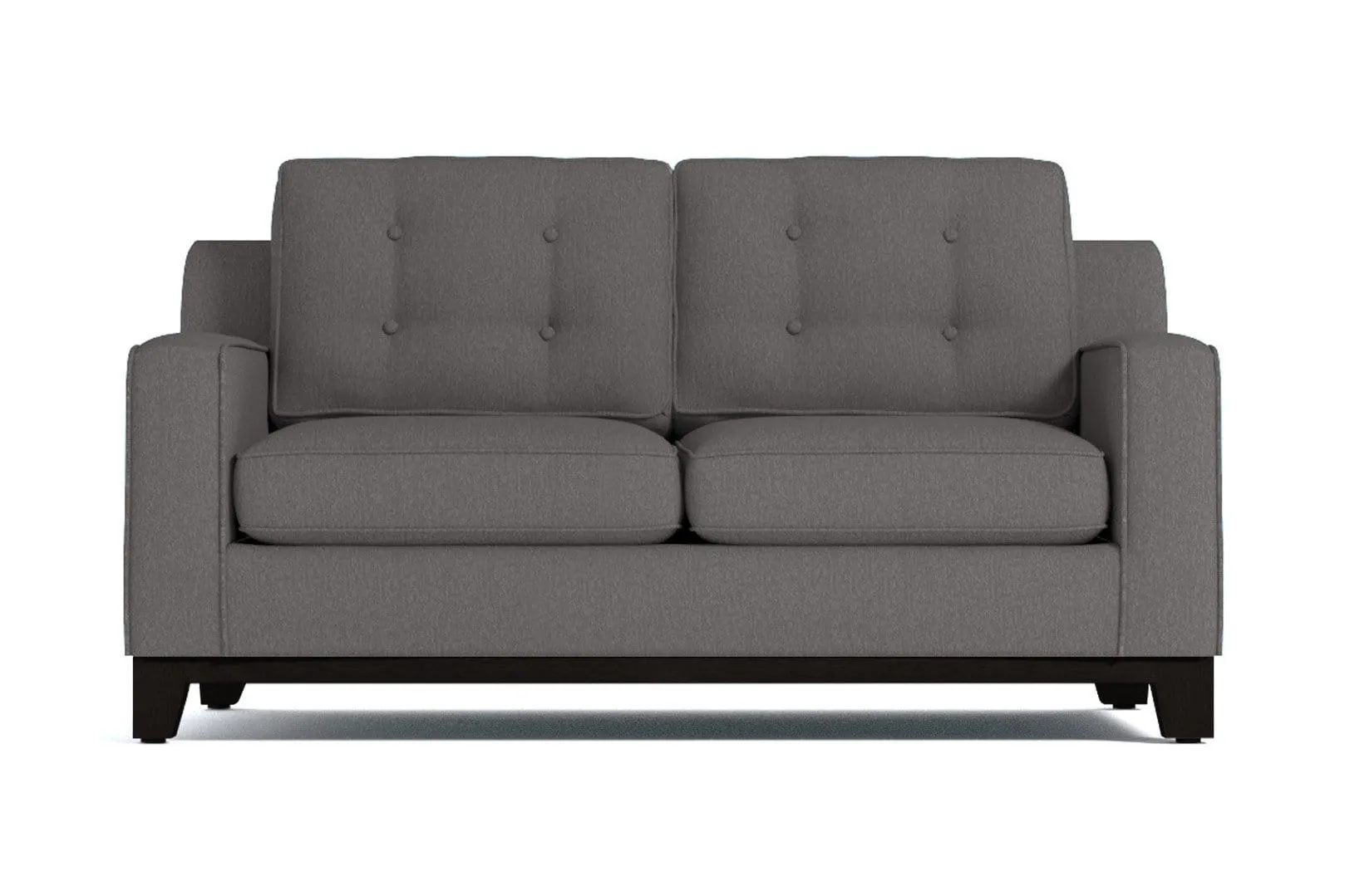 Brentwood Loveseat :: Leg Finish: Espresso / Size: Loveseat Size - 62"w