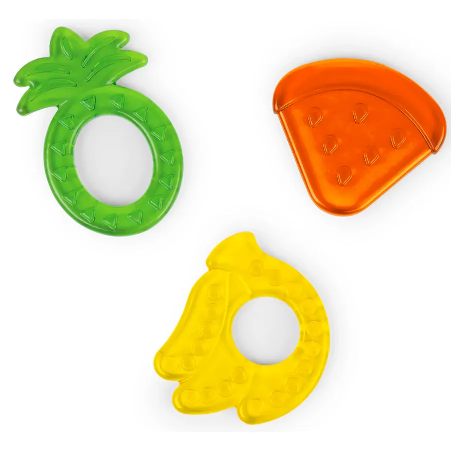 Bright Starts Bright Starts Juicy Chews Textured Teethers Pack of 3