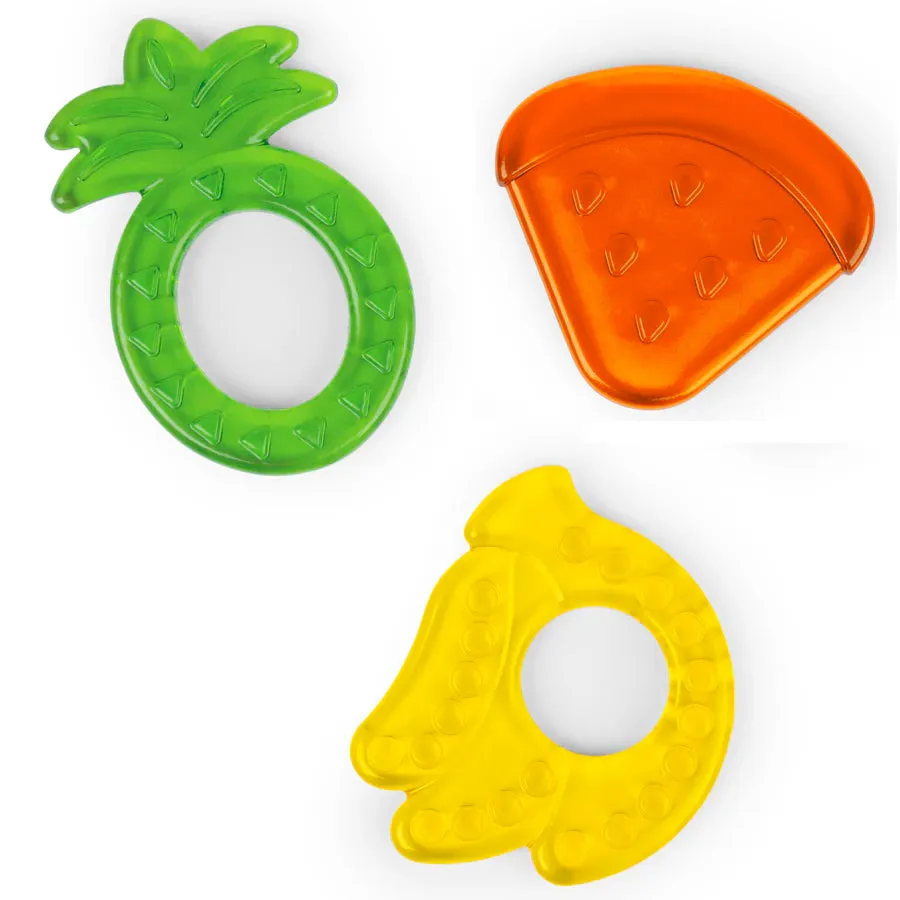 Bright Starts Bright Starts Juicy Chews Textured Teethers Pack of 3