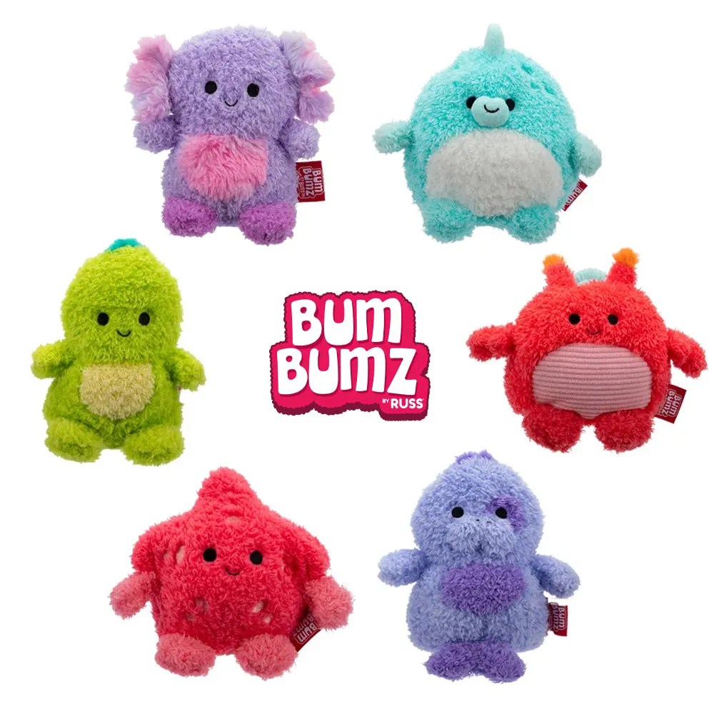 BumBumz AquaBumz 4.5" Beanie Soft Plush Toy