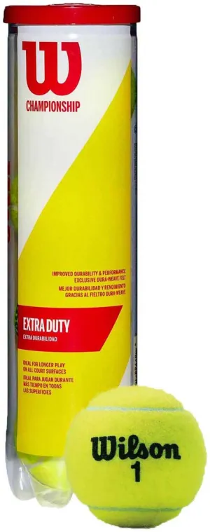 Championship Extra Duty 4 Tennis Ball Can