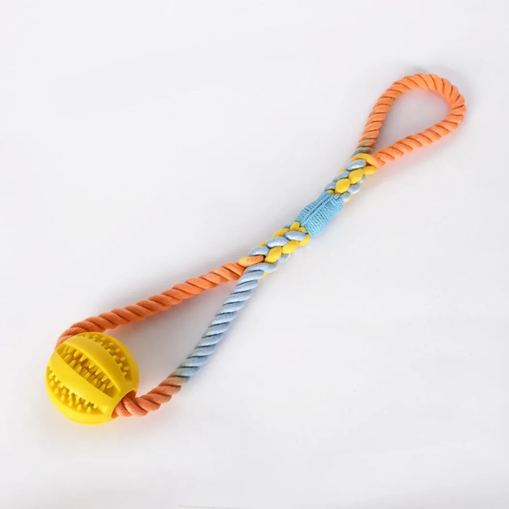 Chewia - Colorful Rope Ball Tug Toy