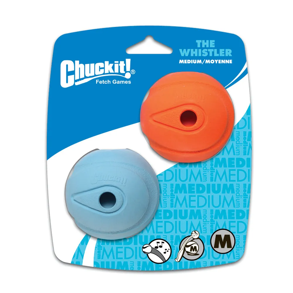 Chuckit! Whistler Ball 2 Pack Dog Toy