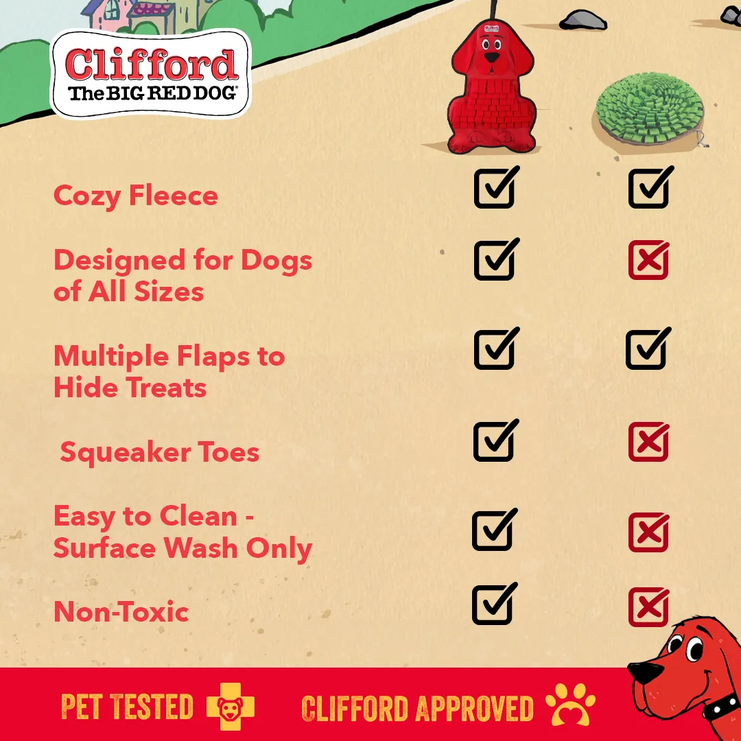 Clifford® Snuffle Treat Mat Puzzle 23.5" For Dogs