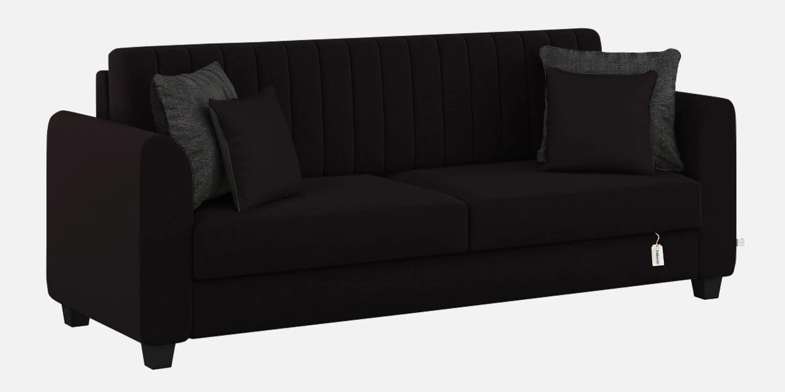 Cosmic Fabric 3 Seater Sofa in Cara Brown Colour