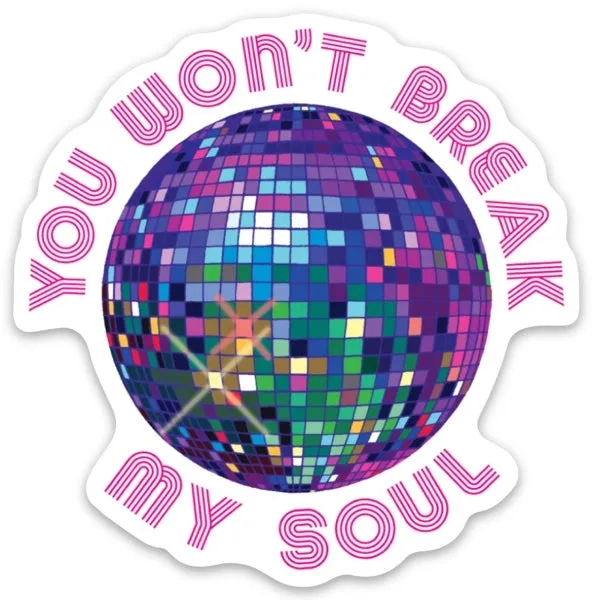 Disco Ball Die Sticker