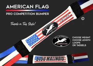 Dock Diving Bumper Tug - Competition Series Weighted - U.S. Flag