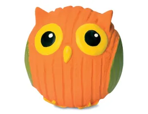 Dog Toy - Latex Toy - Ruff Tex Orange Owl - Dog Toy