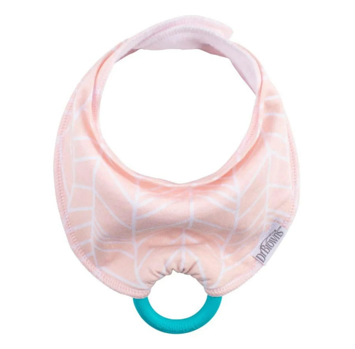 Dr Brown's Bib Teething Bandana - Pink