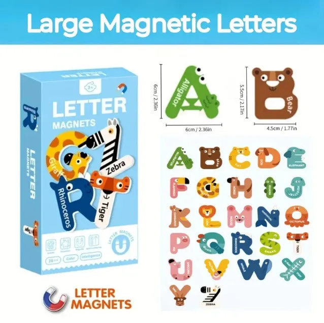 Early Education Letter Magnetic Puzzle A to Z - 26 pieces