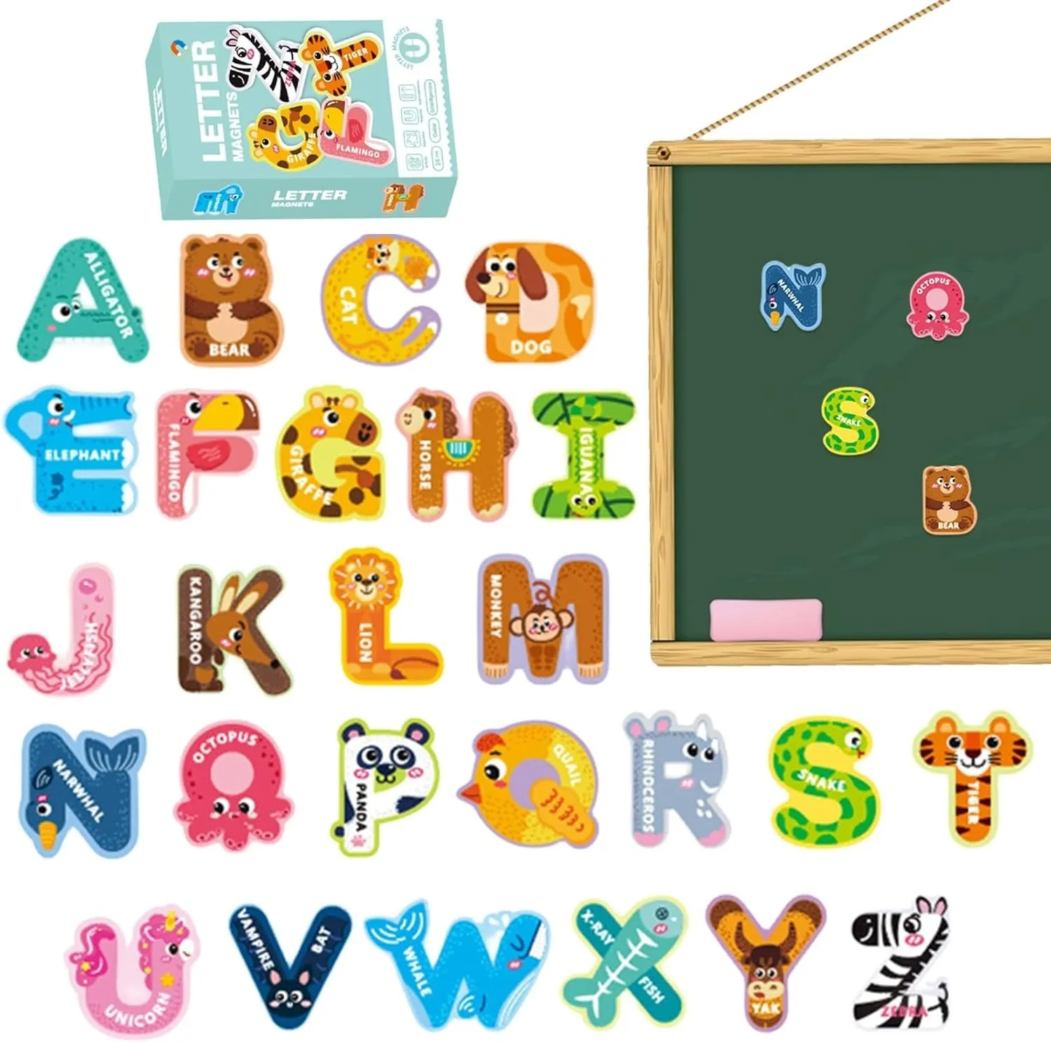 Early Education Letter Magnetic Puzzle A to Z - 26 pieces