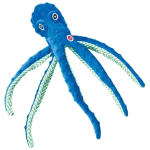 Ethical Pet Skinneeez Extreme Stuffing-Free Squeaky Octopus Plush Dog Toy, Color Varies, 16"