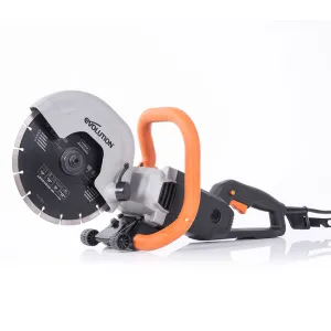 Evolution R230DCT | 9 in. | Electric Concrete Cut-Off Saw | Diamond Blade Included (Refurbished Like New)