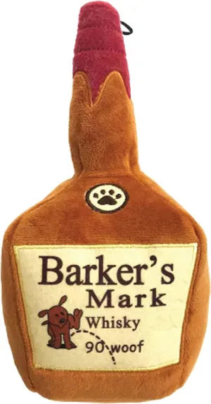 For Dogs | Barker’s Mark (Large) | Yappy Hour Funny Dog Toy – Meet Squeakster 🍻🐾