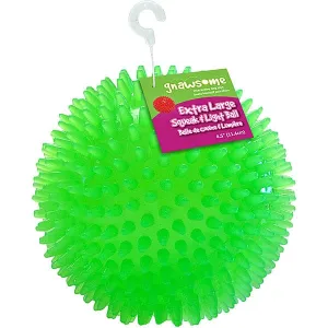 Gnawsome Extra Large Squeak & Light Ball