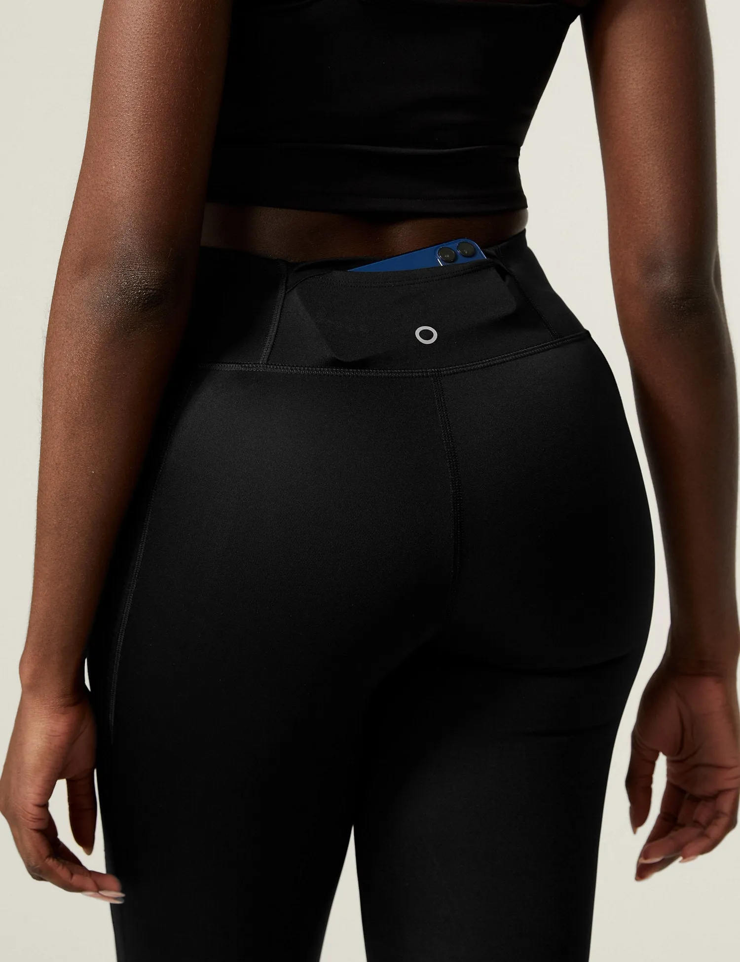 Go Train High Waisted Cropped Gym Leggings