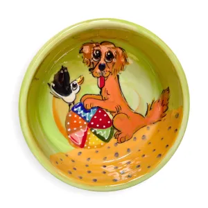 Golden Retriever Beach Ball Fun