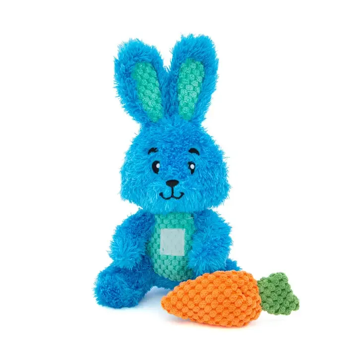 Guru Pet Loveys Rabbit Plush Dog Toy