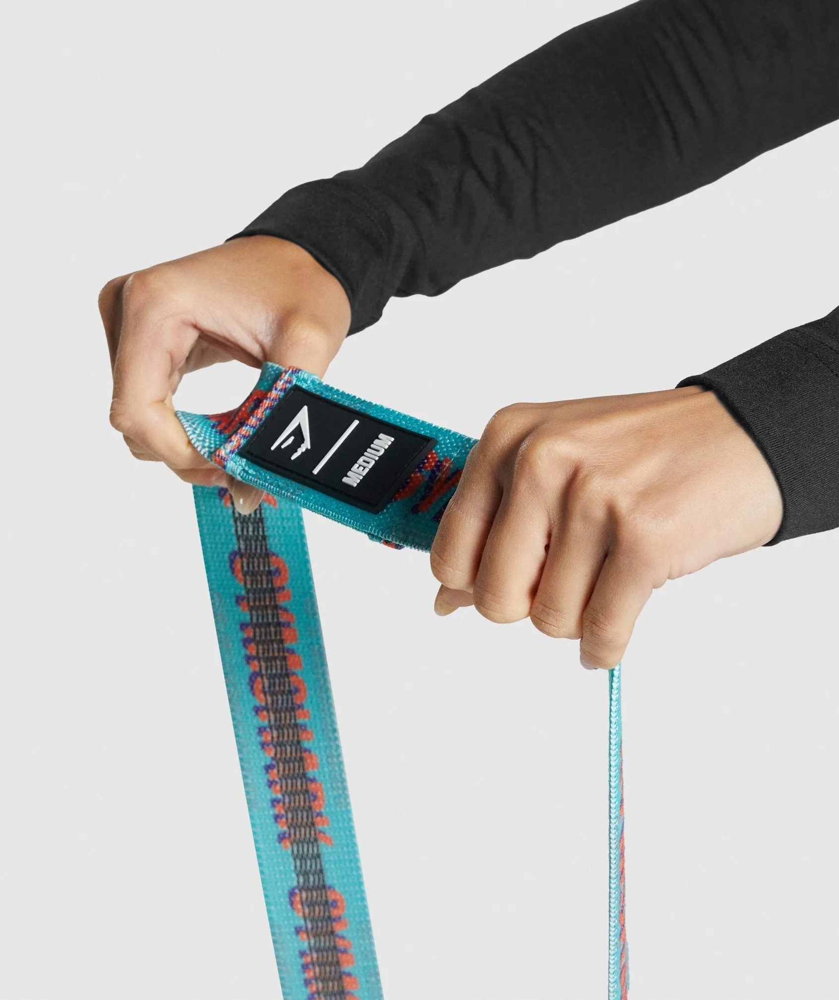 Gymshark Long Medium Resistance Band - Turquoise