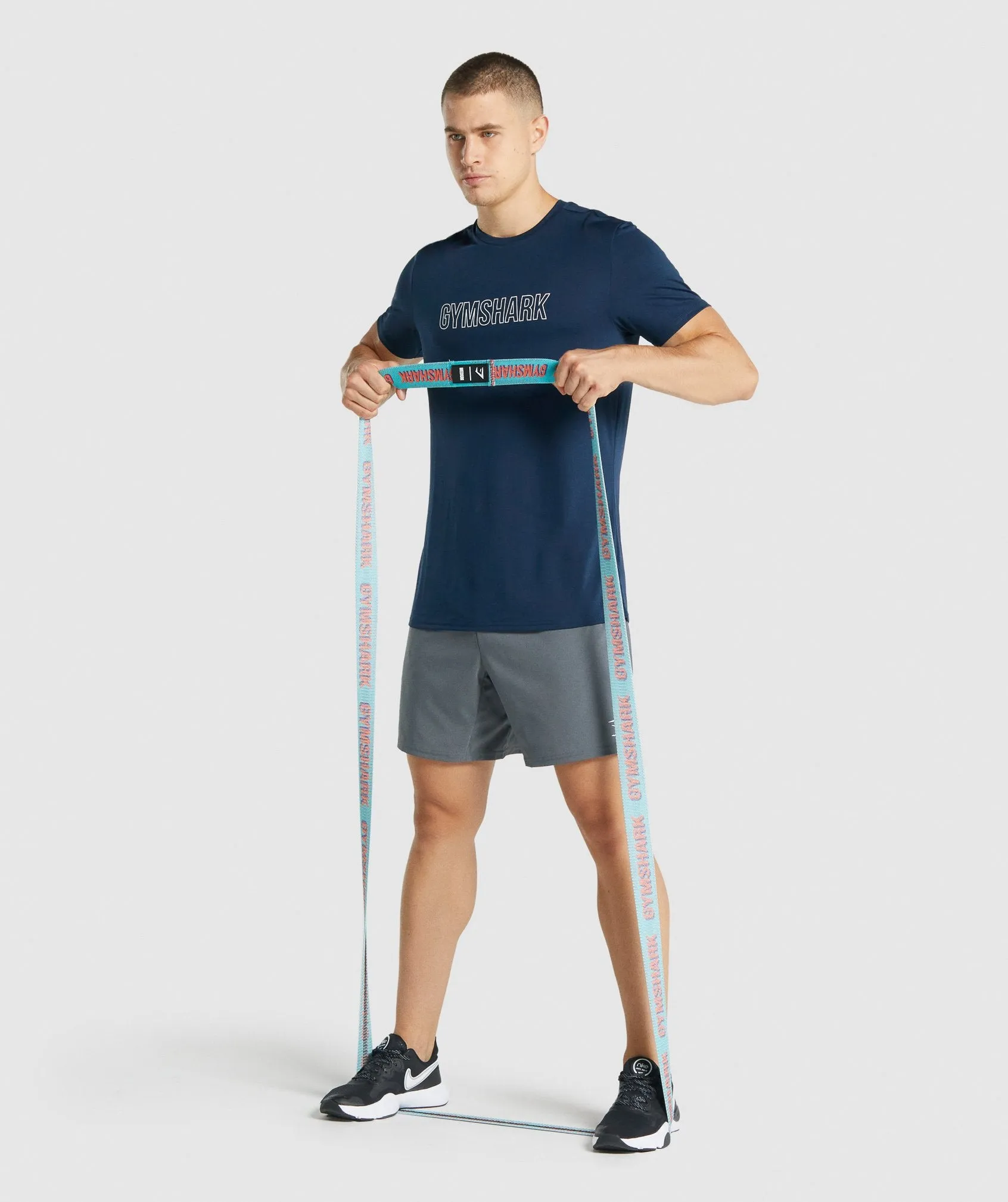 Gymshark Long Medium Resistance Band - Turquoise