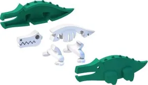 HALFTOYS Crocodile Magnetic 3D Puzzle: Learning Fun!