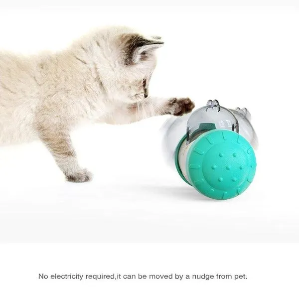 Interactive Cat Feeder Toy Wheel