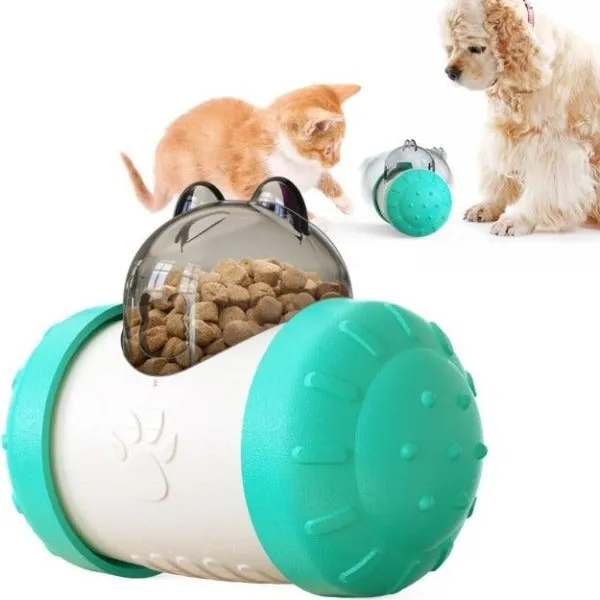 Interactive Cat Feeder Toy Wheel