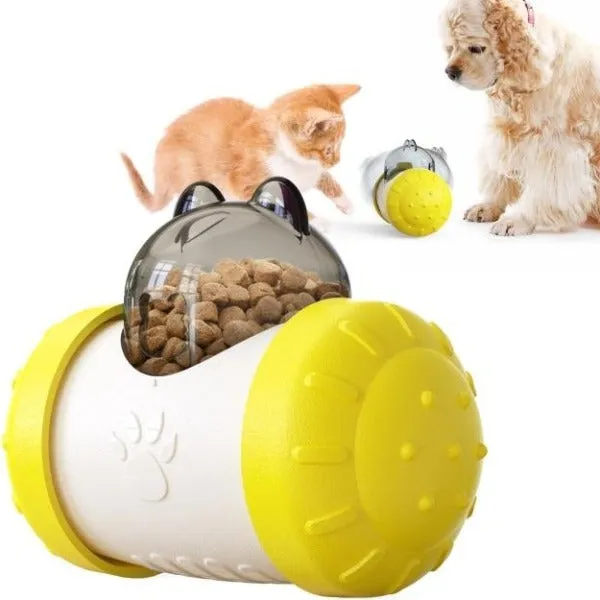 Interactive Cat Feeder Toy Wheel