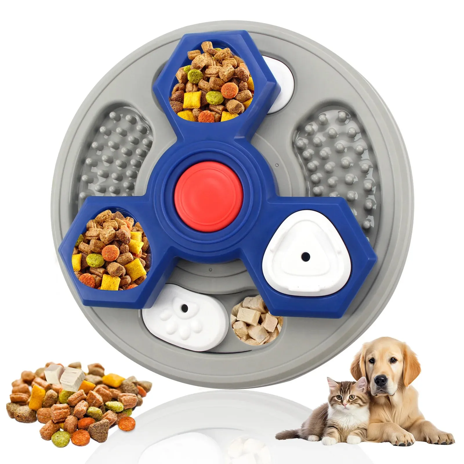 Interactive Dog Slow Feeder & Licking Plate