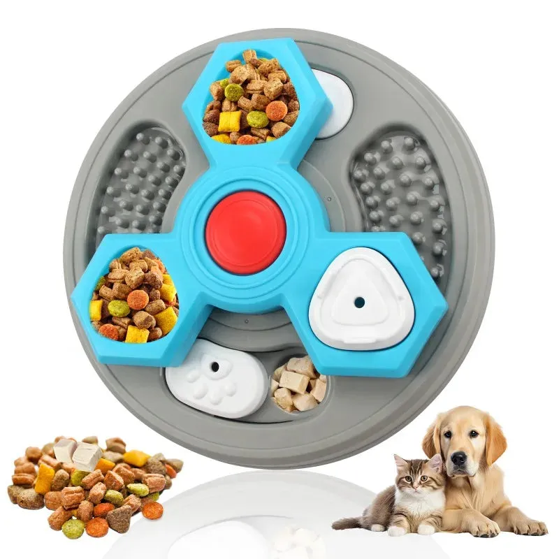 Interactive Dog Slow Feeder & Licking Plate