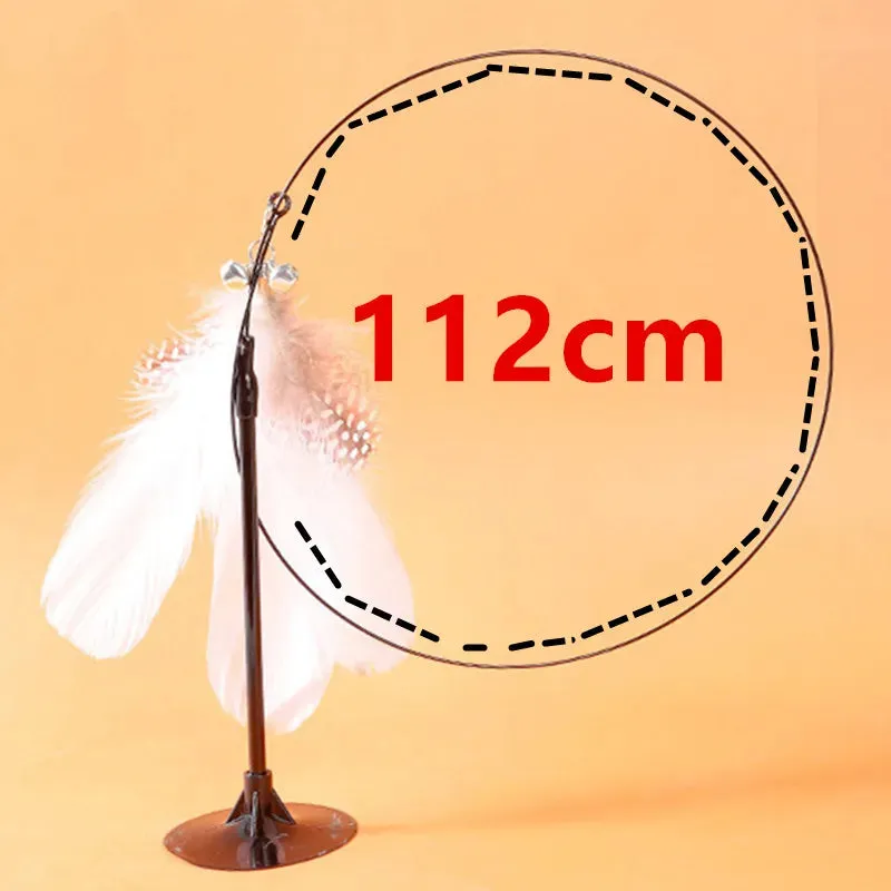 Interactive Feather Teaser Toy