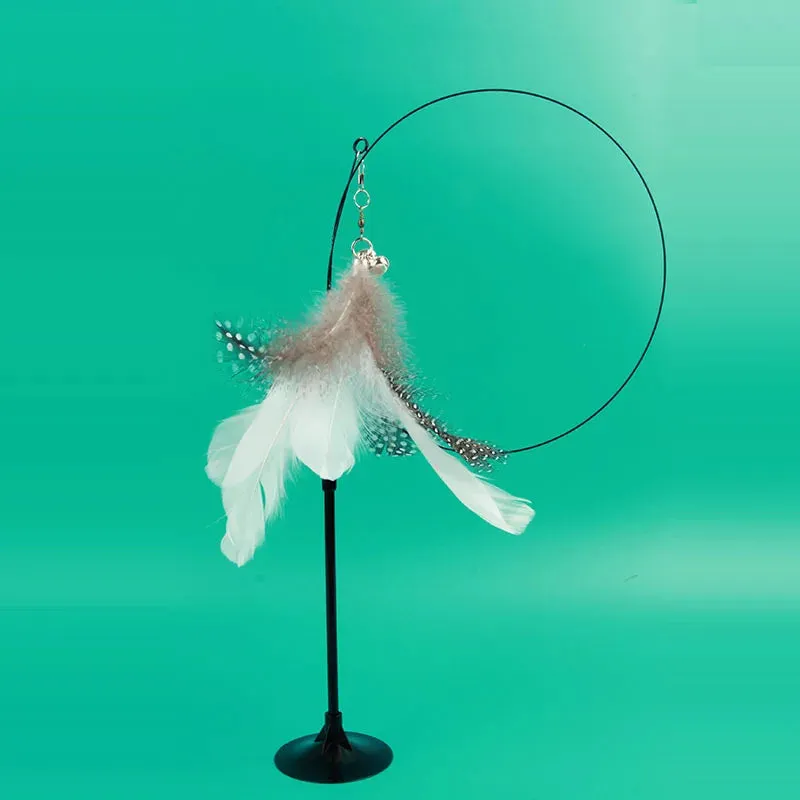 Interactive Feather Teaser Toy