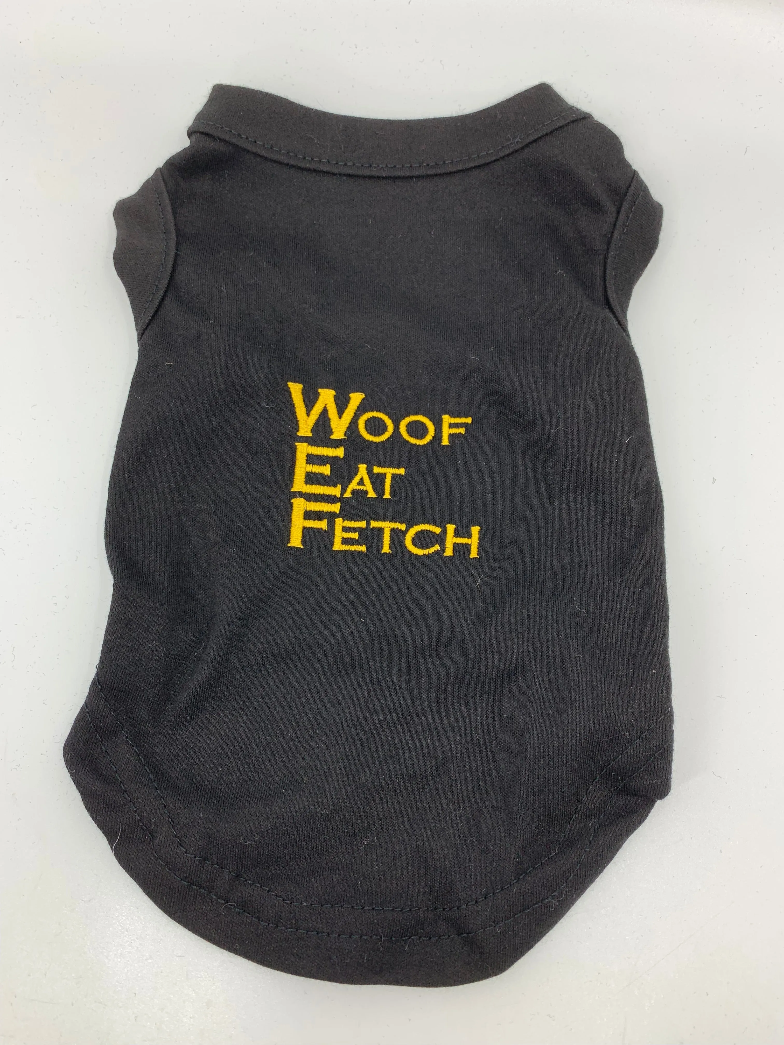 Just Fur Fun- Dog T-Shirt (WEF-Woof Eat Fetch)