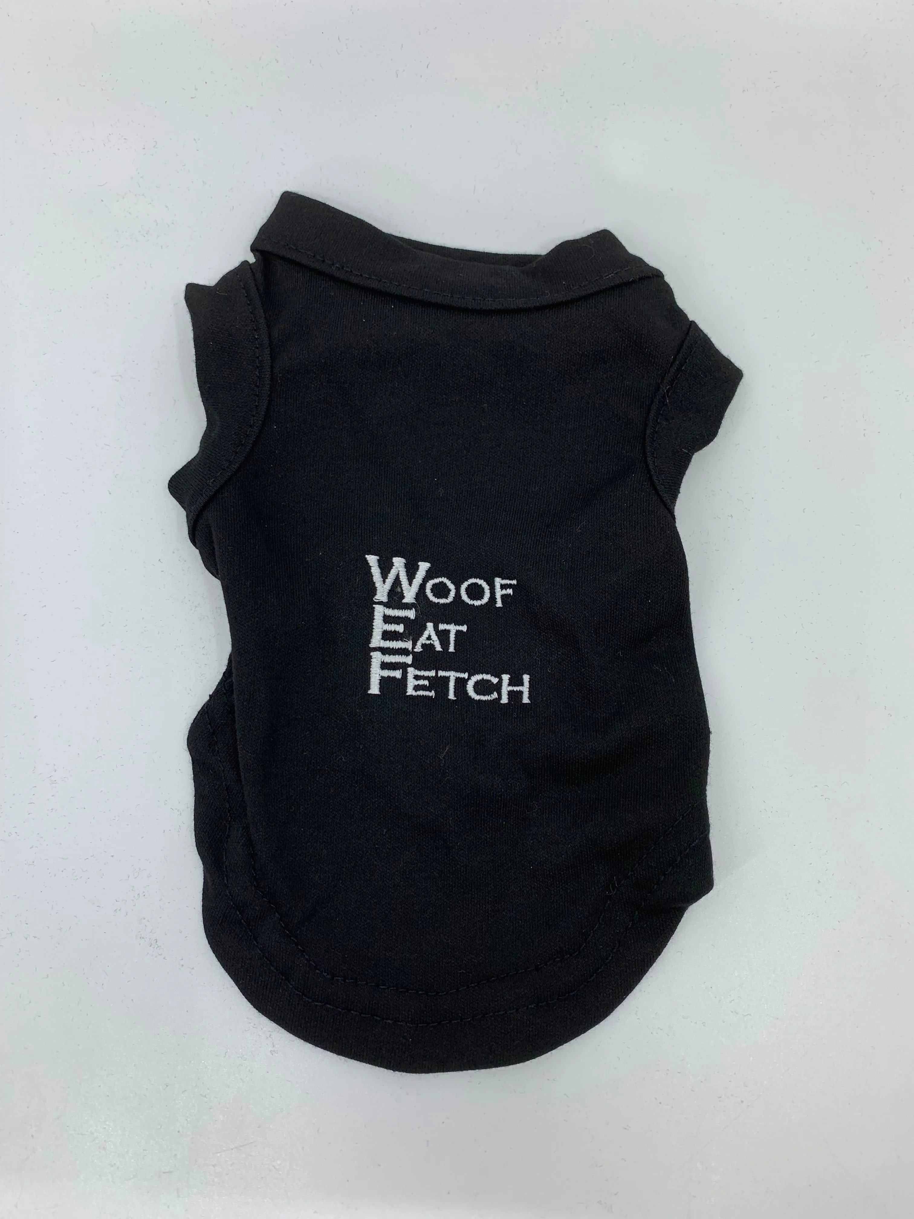 Just Fur Fun- Dog T-Shirt (WEF-Woof Eat Fetch)