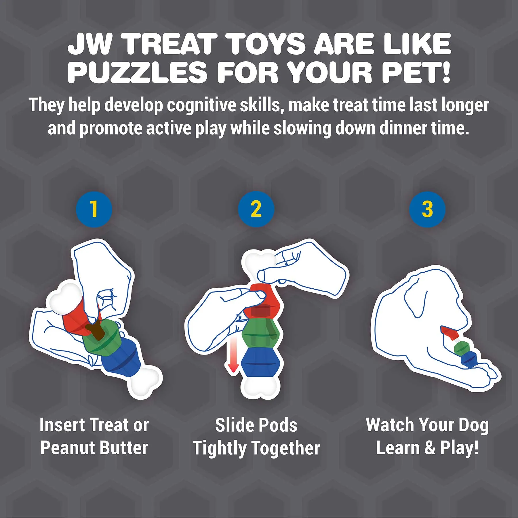 JW Ever Tuff Dog Treat Pod Toy