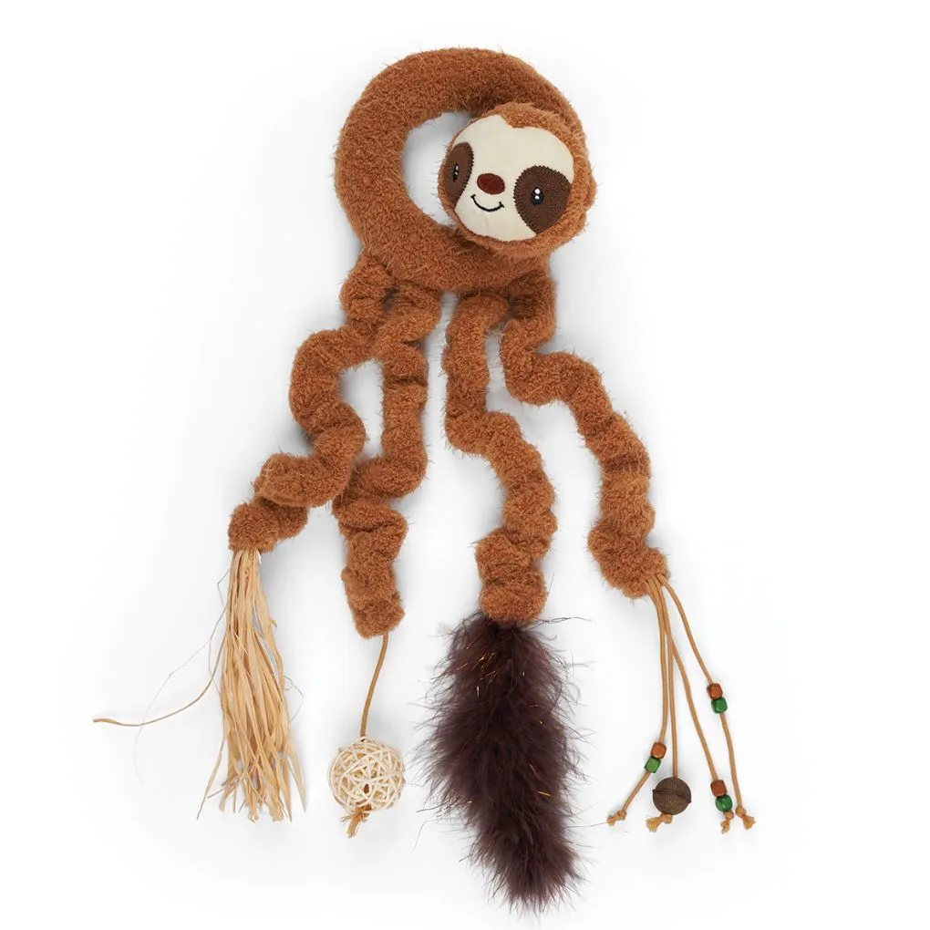 Kazoo Long Legged Sloth Cat Toy