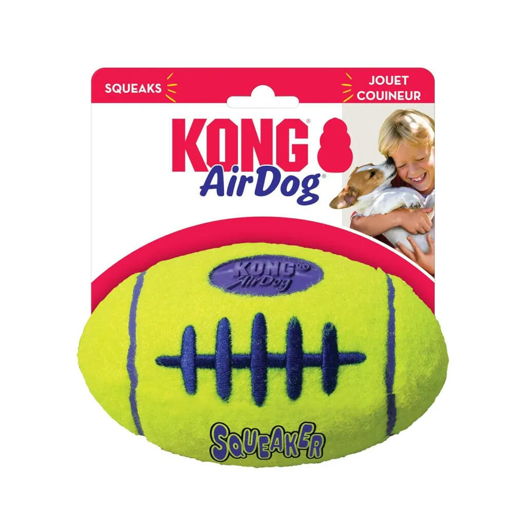 Kong AirDog Squeaker Football Dog Toy