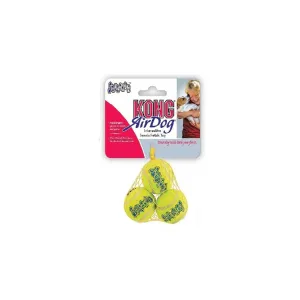 Kong AirDog Squeaker Tennis Balls - Small 3 Pack