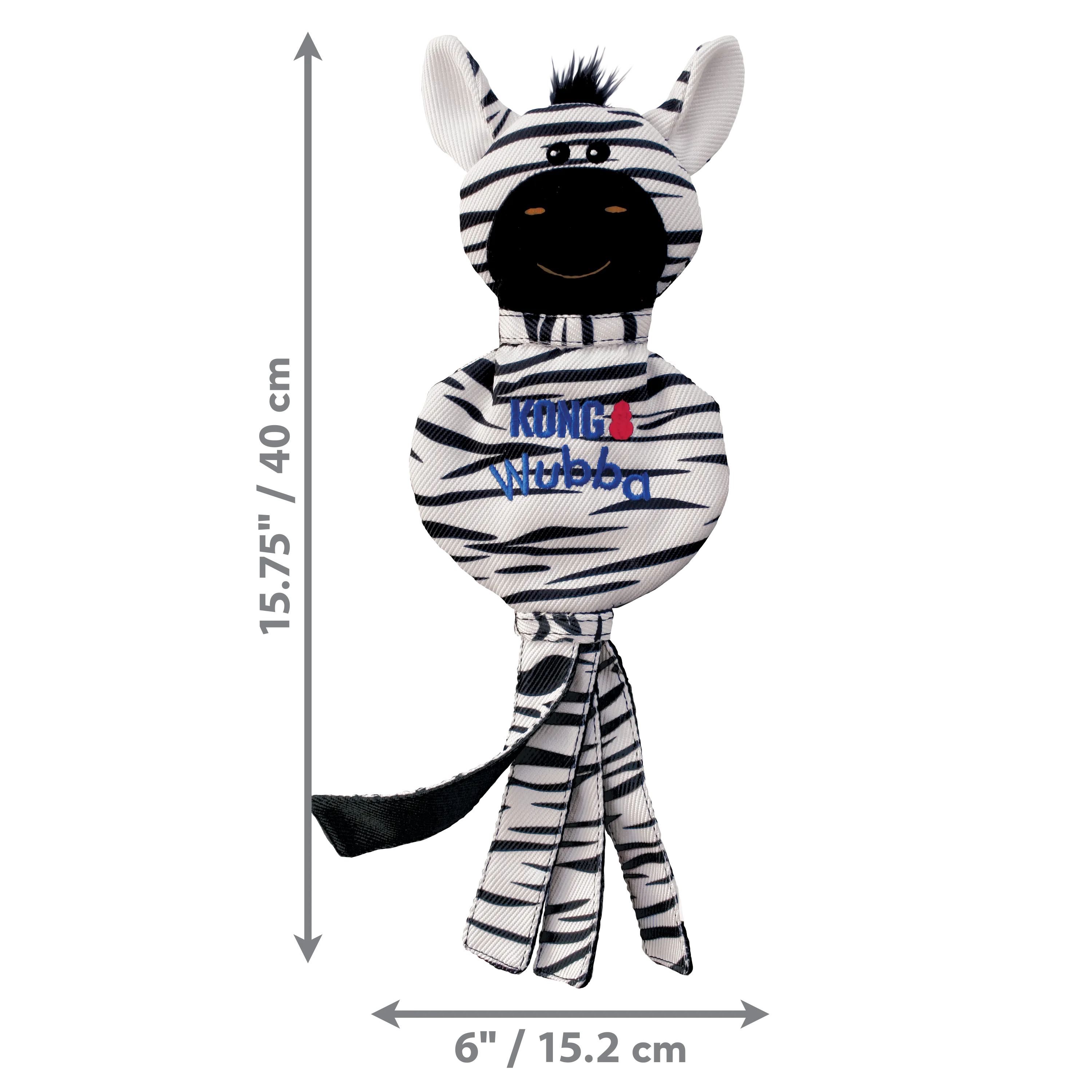 Kong - Wubba No Stuff - Zebra